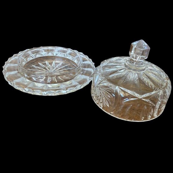 Vintage Covered Butter/Cheese Dish - Picture 2 of 3